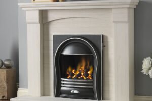 Limestone Fireplace Annabelle Electric