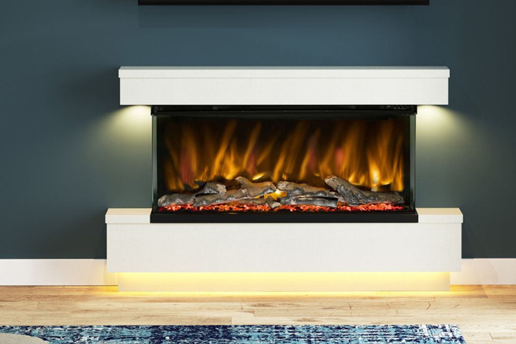 pryzm-verdant Pryzm Verdant Marble Electric Fire