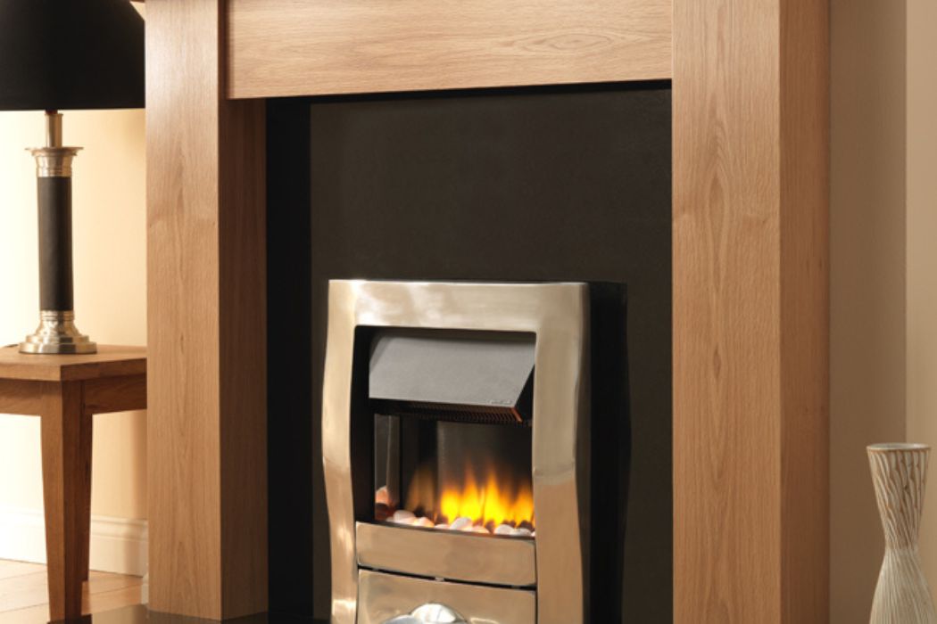 stfd-zar-elct Wooden Fireplace Stanford Zara Electric Fire